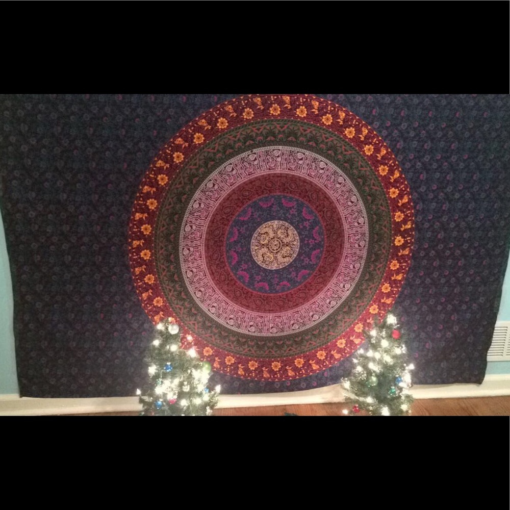 Purple tapestry